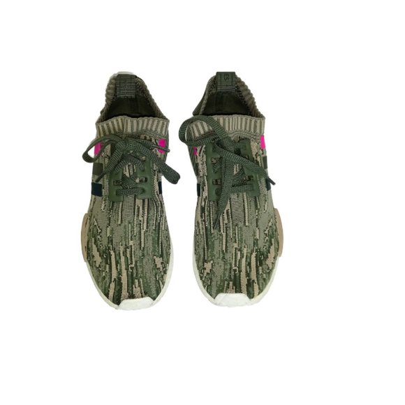 adidas gazelle silver green womens NMD_R1 STLT Primeknit Core Black / Noble Green / Bold Green | Adidas